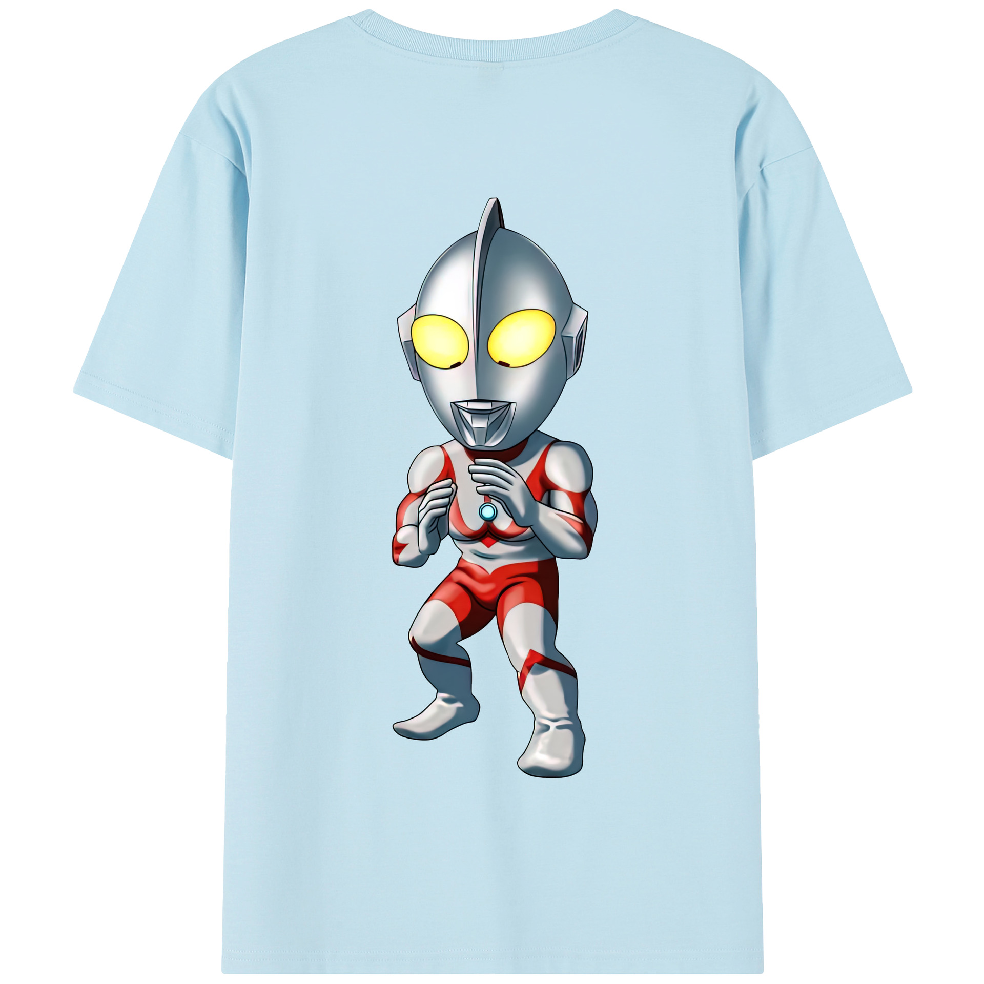 （画像用） ウルトラマン Ultraman 綿100％半袖Tシャツ（背面プリント）